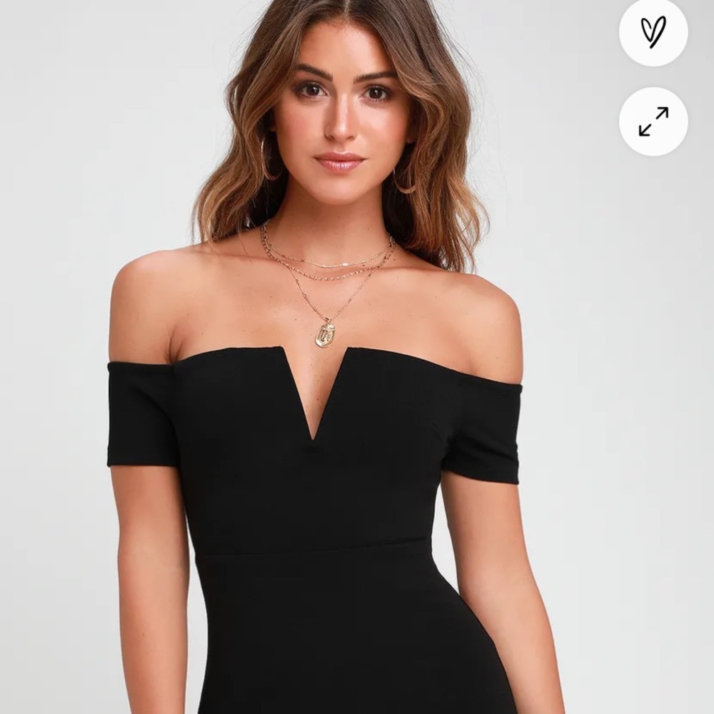 Black mini dress from lulus